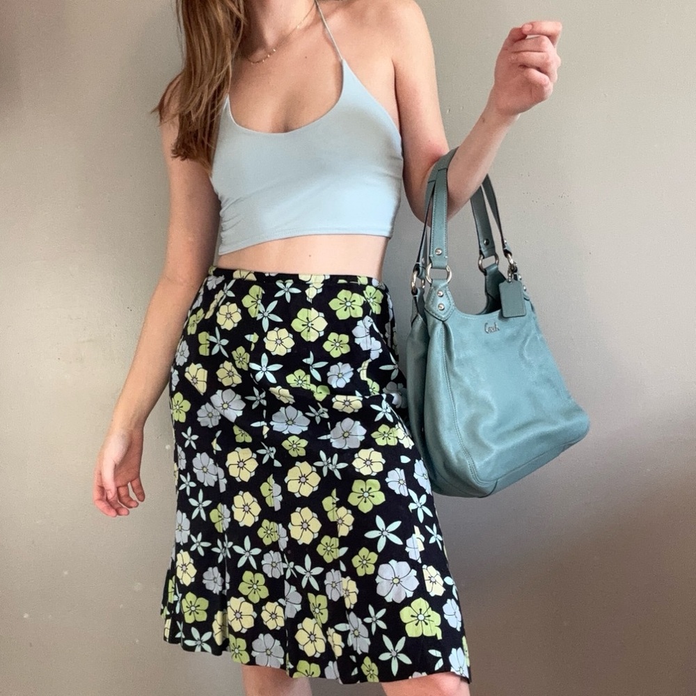 Sigrid Olsen floral midi skirt